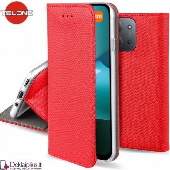 Telone atverčiamas dėklas - raudonas (Xiaomi Redmi 15C 5G) Telone atverčiamas dėklas - raudonas (Xiaomi Redmi 15C 5G)